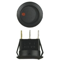 Vgradno stikalo 20mm s LED indikatorjem (0/1)